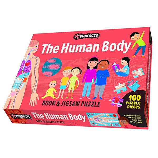 Funfacts - Book & Jigsaw - The Human Body