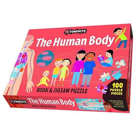 Funfacts - Book & Jigsaw - The Human Body