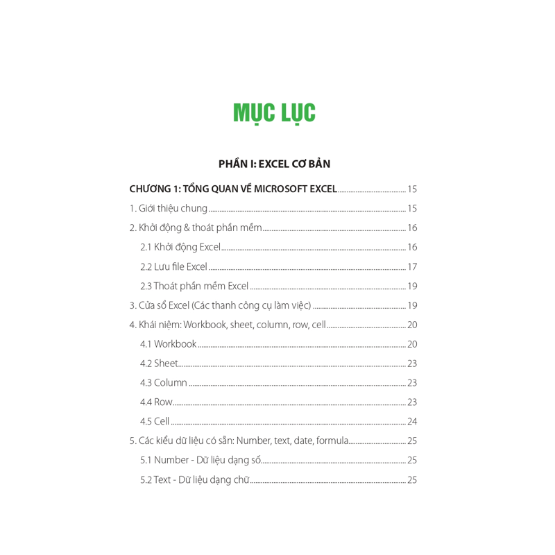 Hướng Dẫn Thực Hành Excel Từ Cơ Bản Đến Nâng Cao