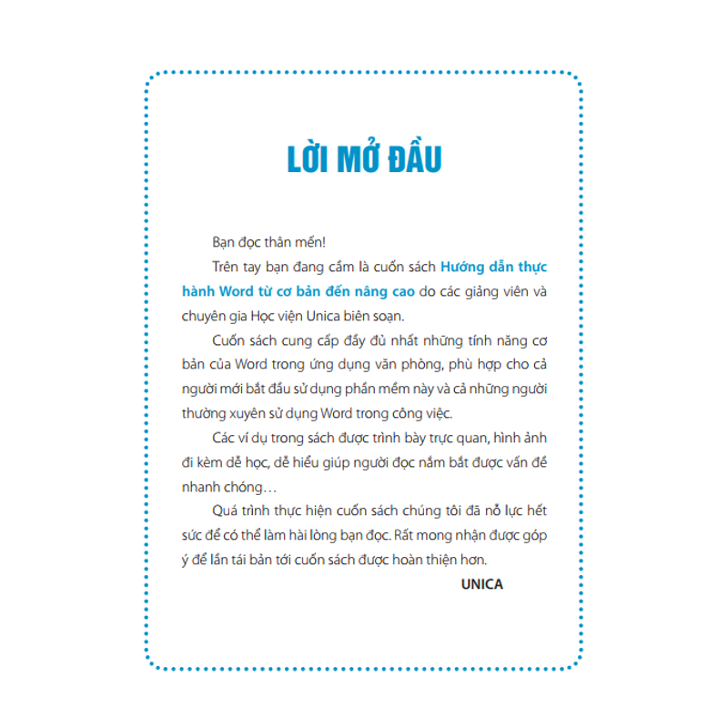 Hướng Dẫn Thực Hành Word Từ Cơ Bản Đến Nâng Cao
