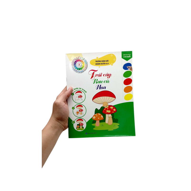 Hướng Dẫn Tô Màu Theo Từng Bước Trái Cây Rau Củ Hoa 2