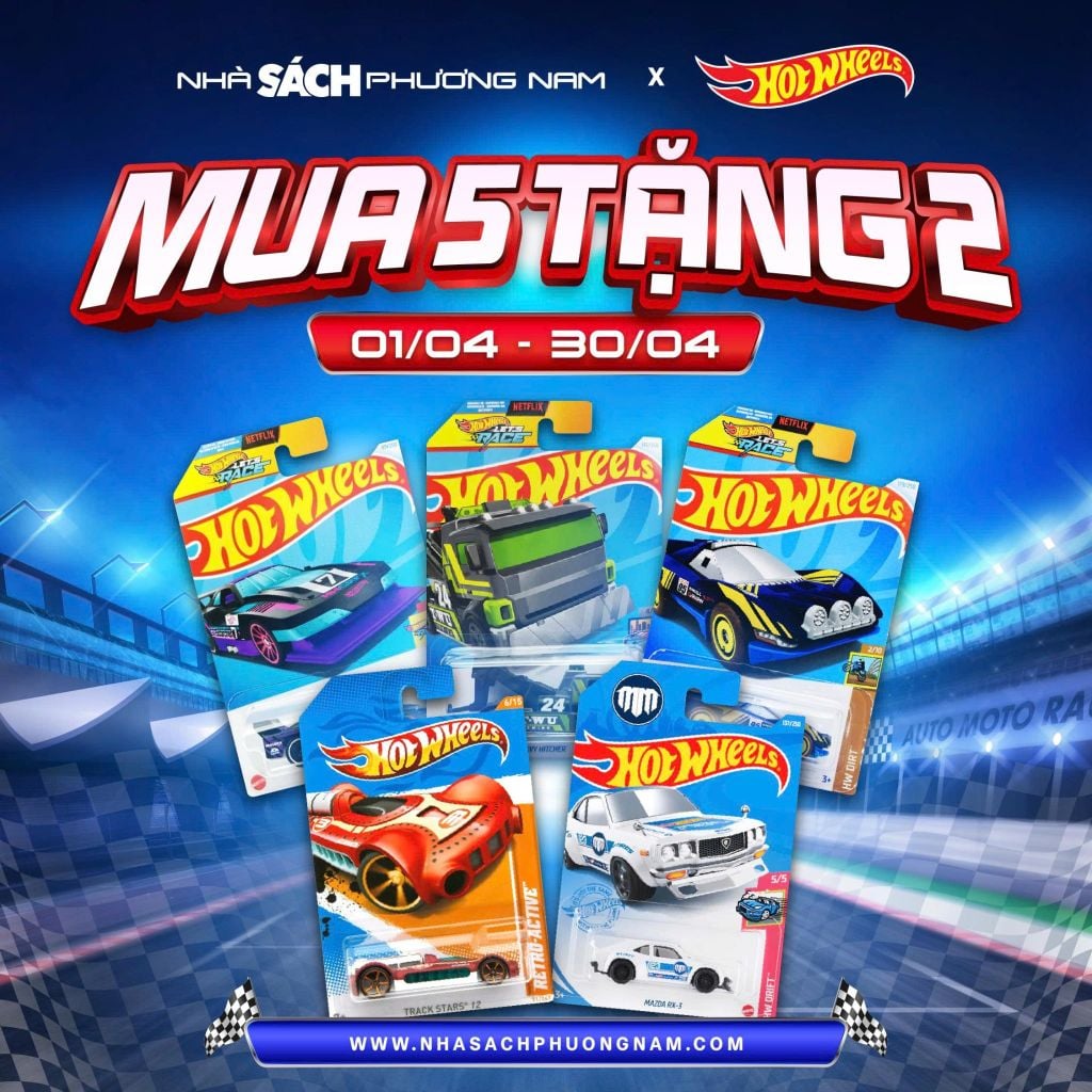 MUA 5 TẶNG 2 (T4) - Siêu Xe Hot Wheels C4982 (Giao Ngẫu Nhiên)