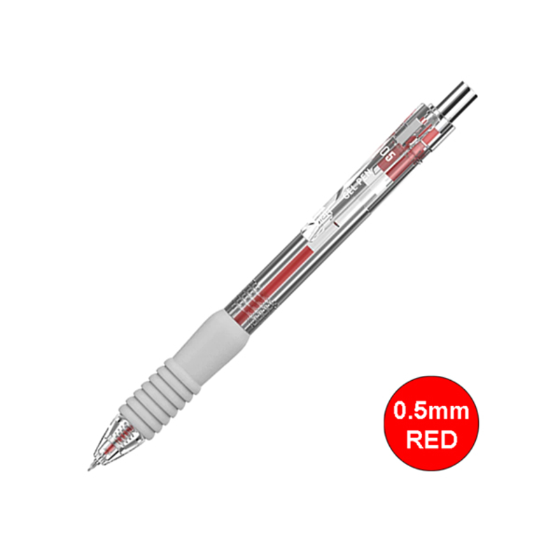 Deli - Bút Gel Ngòi S T0.5mm Mực Đỏ E G104-RD