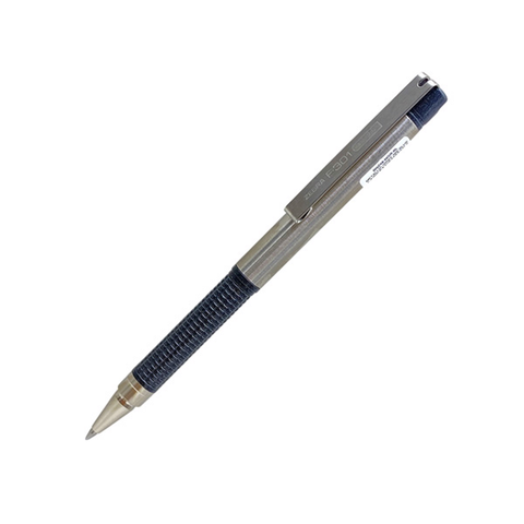 Maped - Viết Bi Nắp Kim Loại F-301 Compact Ngòi 0.7mm Thân Xám Mực Xanh