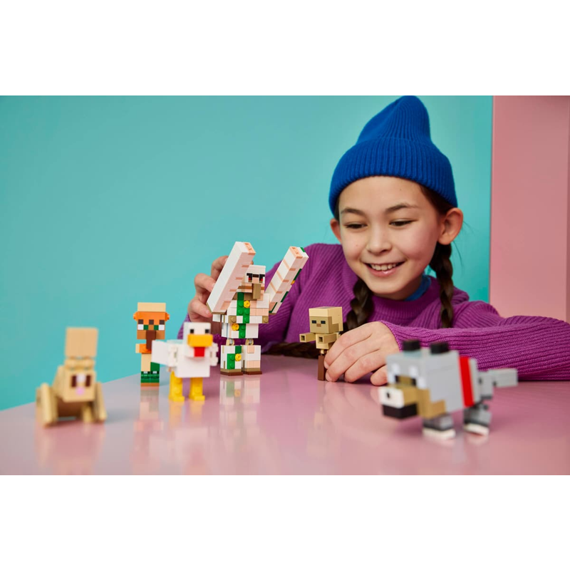 Lego Minecraft Đồ Chơi Lắp Ráp Cuộc Tấn Công Sa Mạc Chicken Jockey 21592