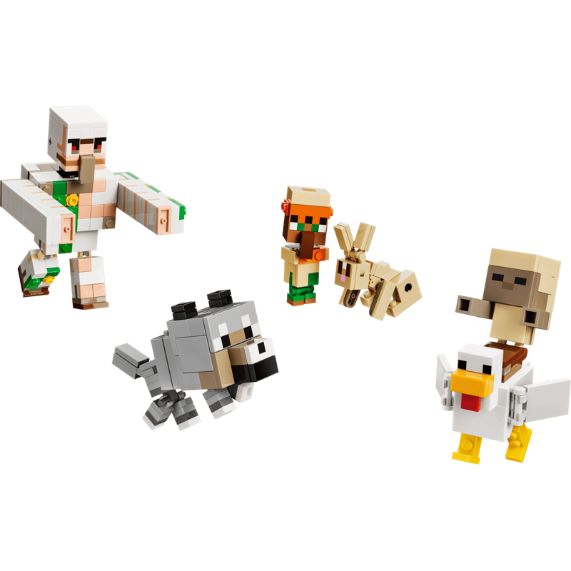 Lego Minecraft Đồ Chơi Lắp Ráp Cuộc Tấn Công Sa Mạc Chicken Jockey 21592