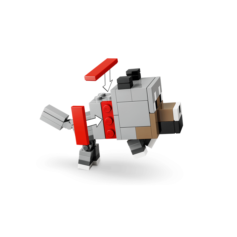 Lego Minecraft Đồ Chơi Lắp Ráp Cuộc Tấn Công Sa Mạc Chicken Jockey 21592