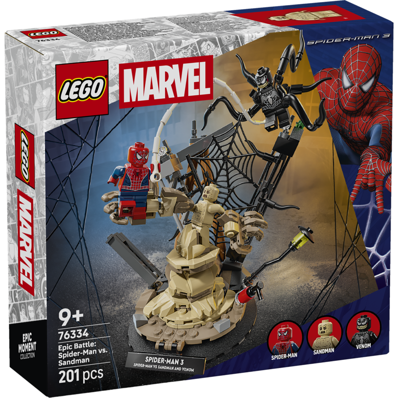 Lego Superheroes Đồ Chơi Lắp Ráp Spider-Man Đối Đầu Sandman Và Venom 76334 (Vta)