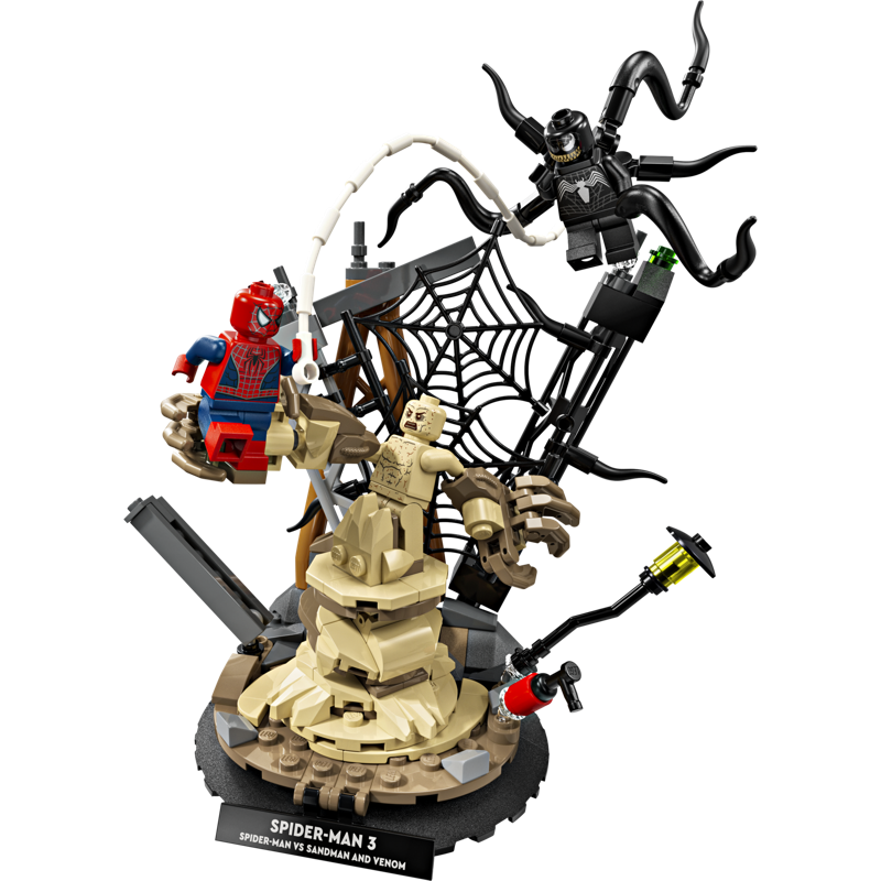 Lego Superheroes Đồ Chơi Lắp Ráp Spider-Man Đối Đầu Sandman Và Venom 76334 (Vta)