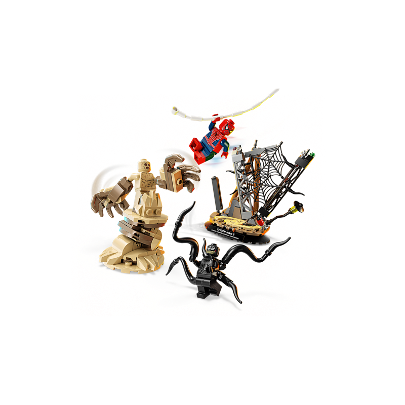 Lego Superheroes Đồ Chơi Lắp Ráp Spider-Man Đối Đầu Sandman Và Venom 76334 (Vta)