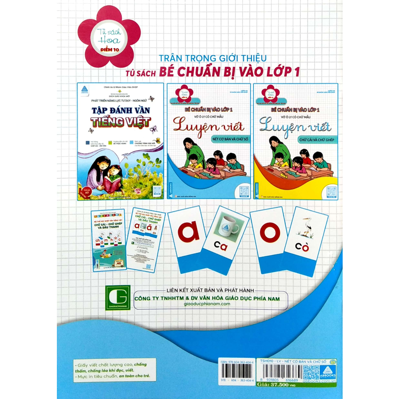 Bé Chuẩn Bị Vào Lớp 1 - Vở Ô Ly Có Chữ Mẫu - Luyện Viết Nét Cơ Bản Và Chữ Số