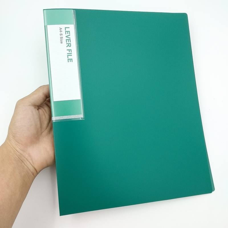 Plus - Bìa 1 Kẹp Lever File DCM Premium(xanh Lá) 82-V138C