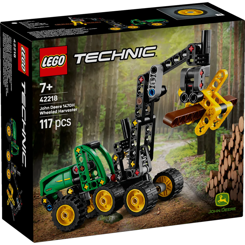 Lego Technic Đồ Chơi Lắp Ráp Xe Thu Hoạch Gỗ John Deere 42218