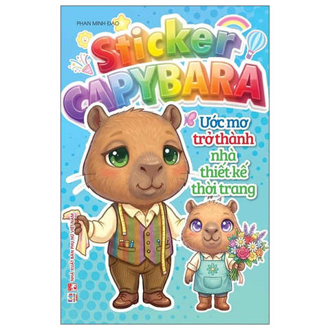 Sticker Capybara - Ước Mơ Trở Thành Nhà Thiết Kế Thời Trang