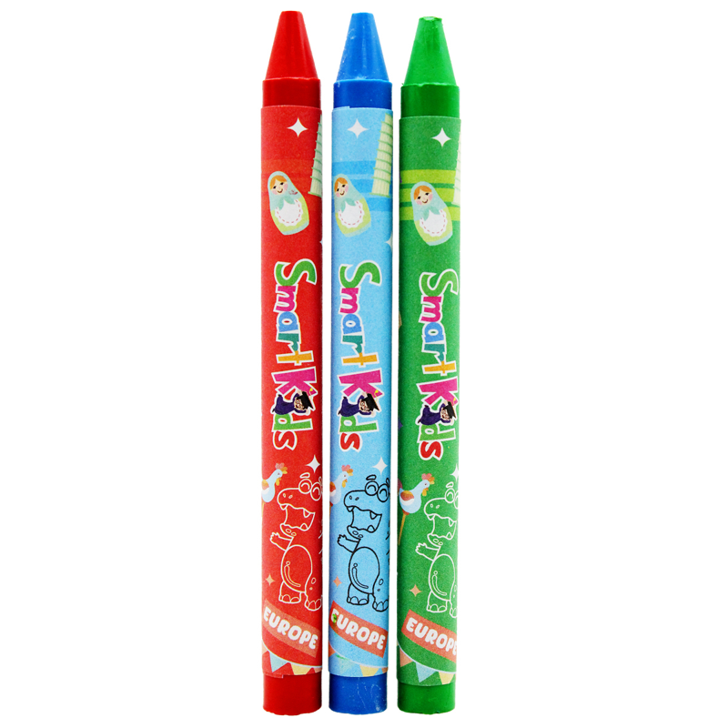 Smartkids - Hộp 12 Sáp Màu Dino In Europe CR22