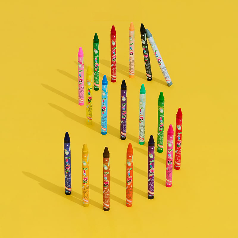 Smartkids - Hộp 24 Sáp Màu Dino In Europe CR24