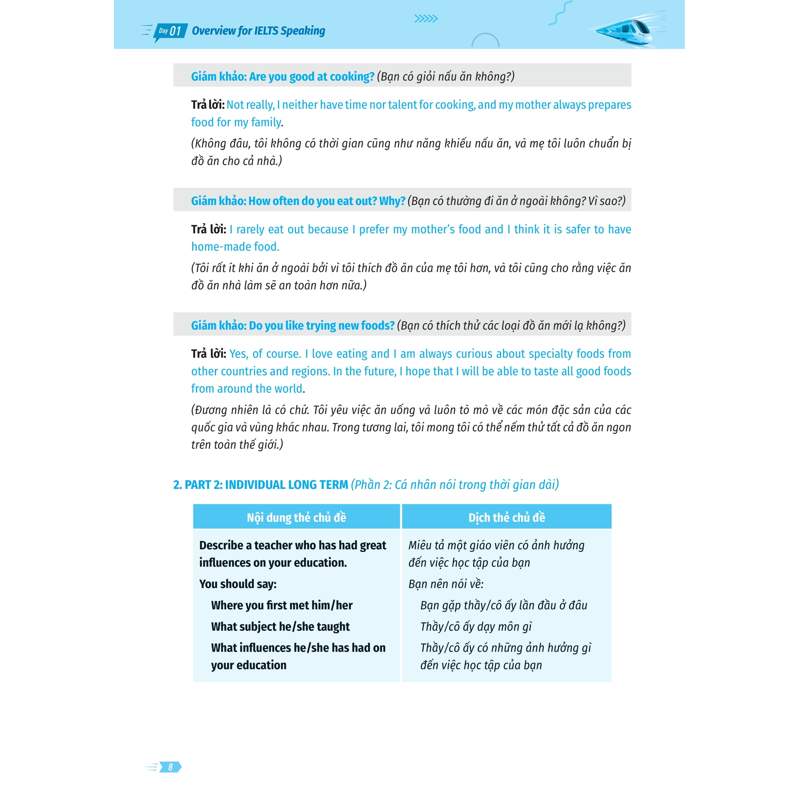 Ielts Cấp Tốc 20 Ngày - Speaking