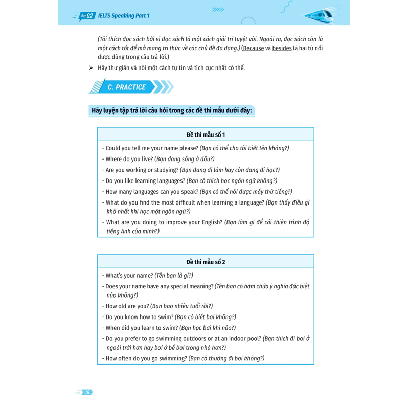 Ielts Cấp Tốc 20 Ngày - Speaking