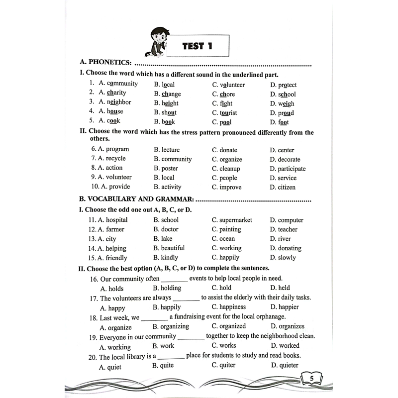 Bài Tập Trắc Nghiệm Tiếng Anh 9 - Có Đáp Án (Biên Soạn Theo Chương Trình GDPT Mới)