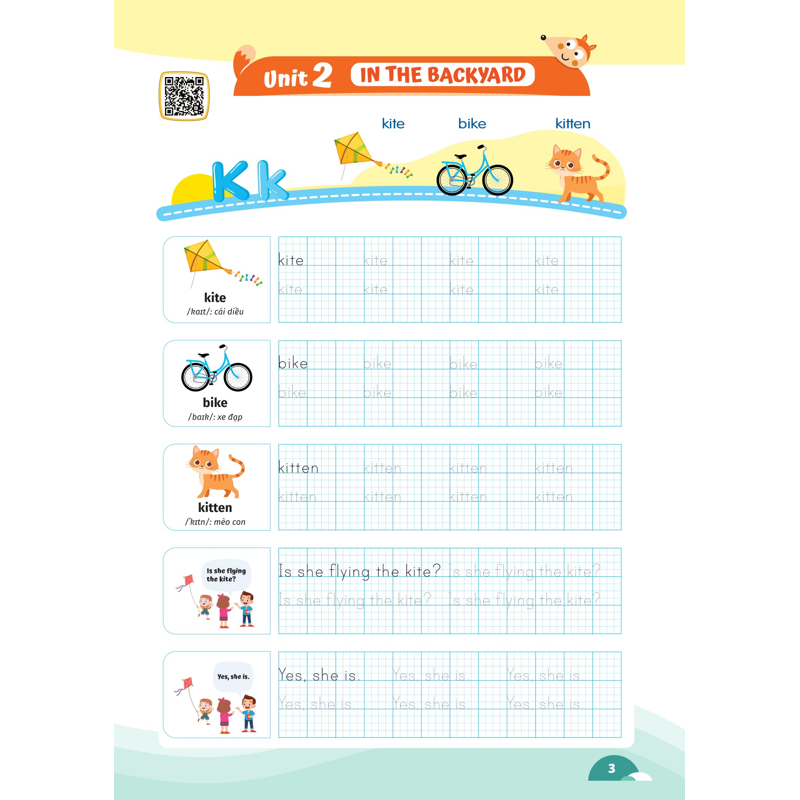 Luyện Viết Chữ Từ Vựng Tiếng Anh Theo Chương Trình Tiếng Anh 2