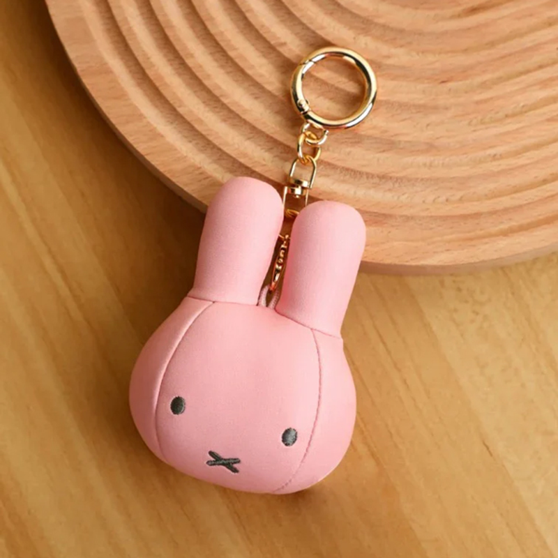 Miffy Đồ Chơi Móc Khóa Miffy Da Pu - Màu Hồng Mif37447