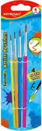 Vỉ 4 Cây Cọ Vẽ Keyroad KR972032