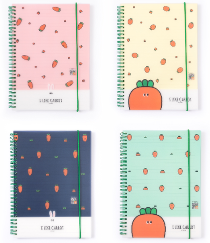 Sổ lò xo B5 Cà rốt YZ6021