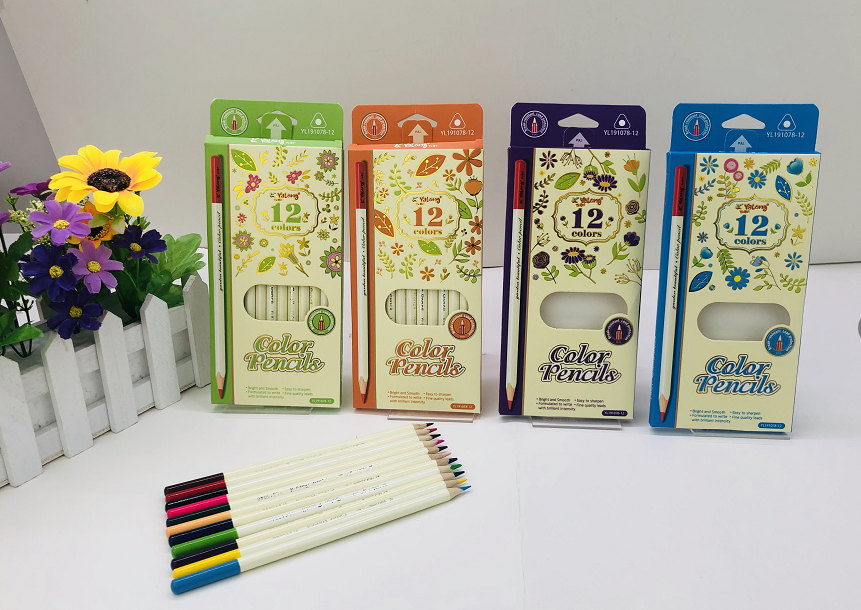 Hộp 12 Cây Viết Chì Màu Yalong YL191078-12
