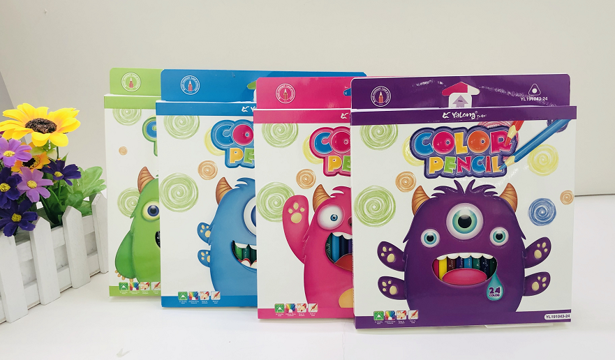 Hộp 24 Cây Viết Chì Màu Yalong YL191043-24