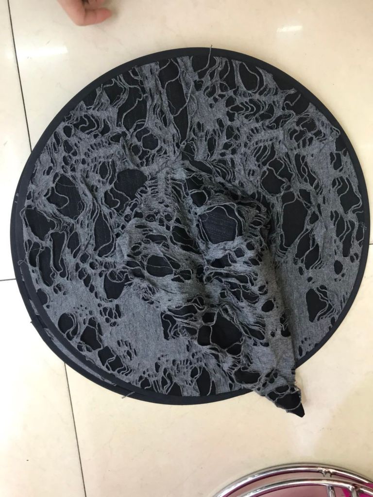 Nón NL Vải Rách Đen YL-72