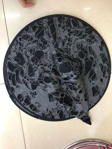 Nón NL Vải Rách Đen YL-72