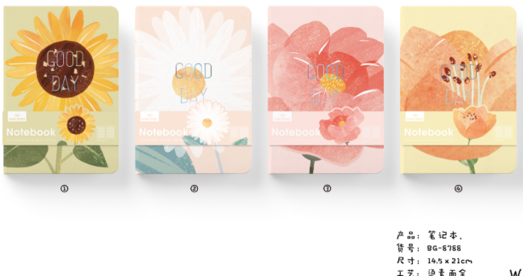 Sổ Bìa Giấy A6 96Tr Bg8788A6-1-4 Kairui