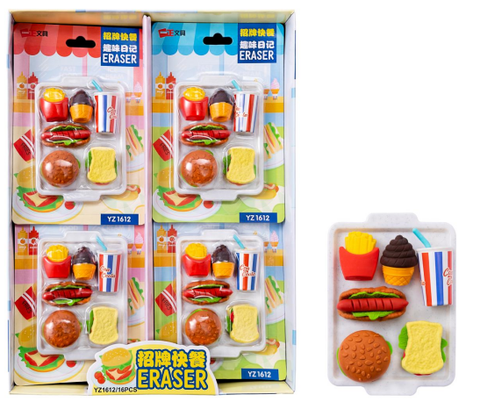 Gôm 3D Fast Food Yz1612 H 16 (Thnk071)