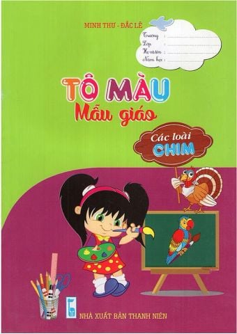 TÔ MÀU MẪU GIÁO-CÁC LOẠI CHIM