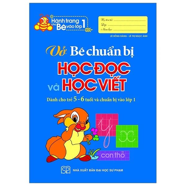 VỞ BÉ CHUẨN BỊ HỌC ĐỌC VÀ HỌC VIẾT 5-6T