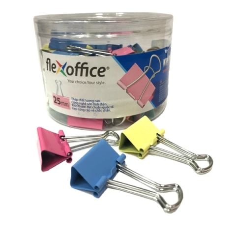 KẸP BƯỚM MÀU 25MM FO-DCC03 (12H/L) (5404-TL)
