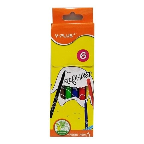 Bộ Bút Lông Màu Tô (6 Màu) Elephant Y PLUS+ YP-FP170400