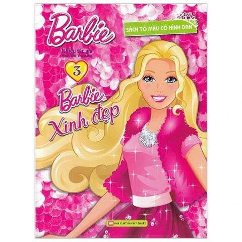 BARBIE XINH ĐẸP T3-SÁCH TÔ MÀU CÓ HÌNH DÁN