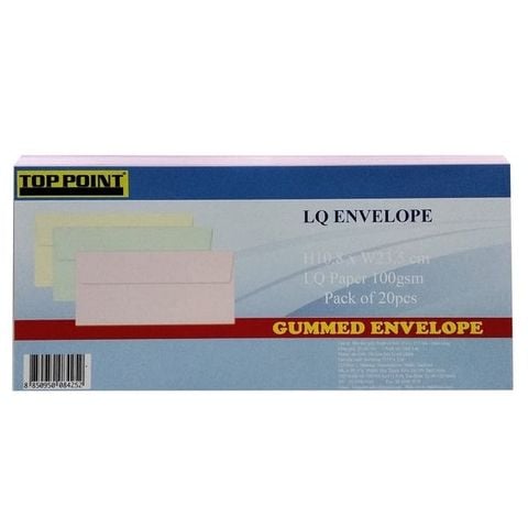 BAO THƯ GIẤY THƠM - CÓ KEO 10.8X23.5 CM-HỒNG (20 CÁI/LỐC) 1552H (0013-ĐĐ)