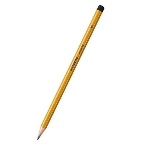 STABILO-VIẾT CHÌ GỖ PENCIL 88 2B, SỌC CAM TRẮNG ĐẦU ĐEN(THCK0640)
