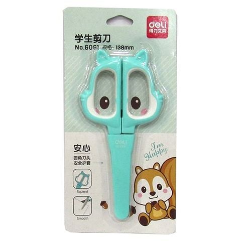 KÉO HỌC SINH 138MM 6061 (12C/H) (0639-DELI)