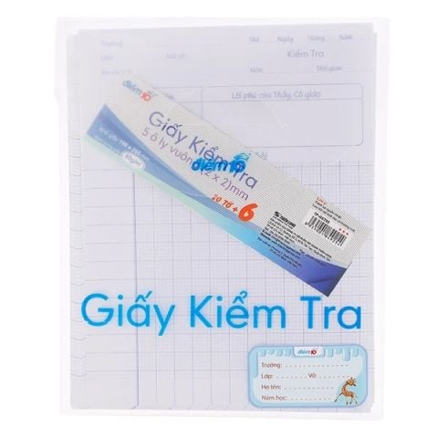 GIẤY KIỂM TRA TP-GKT08 5 ÔLY VUÔNG 2X2 (5404-TL)