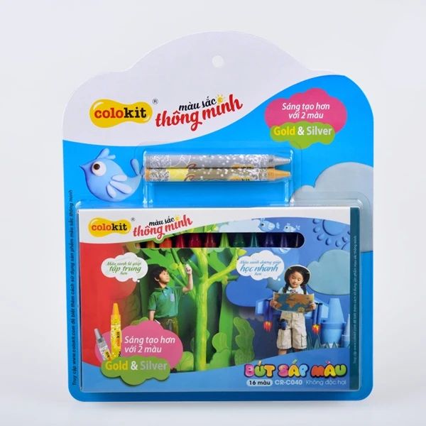BÚT SÁP MÀU COLOKIT CR-C040 16 MÀU/KM (5404-TL)