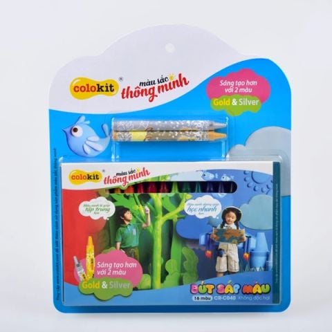 BÚT SÁP MÀU COLOKIT CR-C040 16 MÀU/KM (5404-TL)