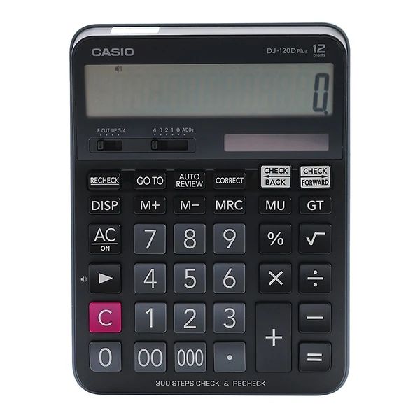 MÁY TÍNH CASIO  DJ120D PLUS(4014-BT)