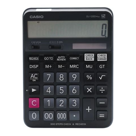 MÁY TÍNH CASIO  DJ120D PLUS(4014-BT)