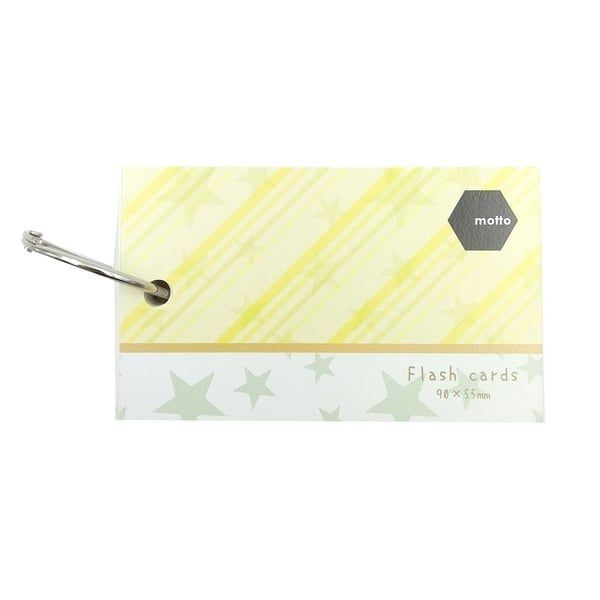 GIẤY NOTE MOTTO FLASH CARDS 90X55MM CYFC90-YE (0013-ĐĐ)
