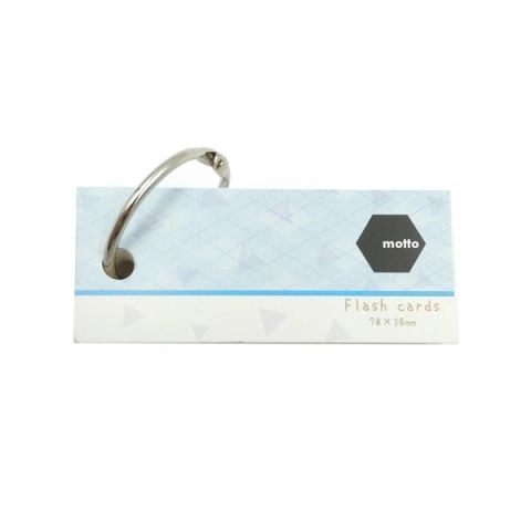 GIẤY NOTE MOTTO FLASH CARDS 70X30MM CYFC70-BL (0013-ĐĐ)