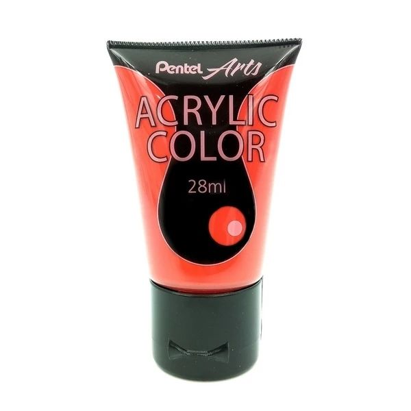 PENTEL - MÀU ACRYLIC TUÝP - WA2_T10 (VERMILLION) (6T/H) (ST-5390)