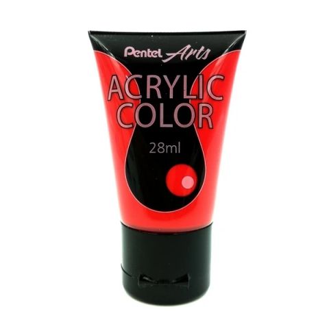 PENTEL - MÀU ACRYLIC TUÝP - WA2_T37 (SCARLET) (6T/H) (ST-5390)